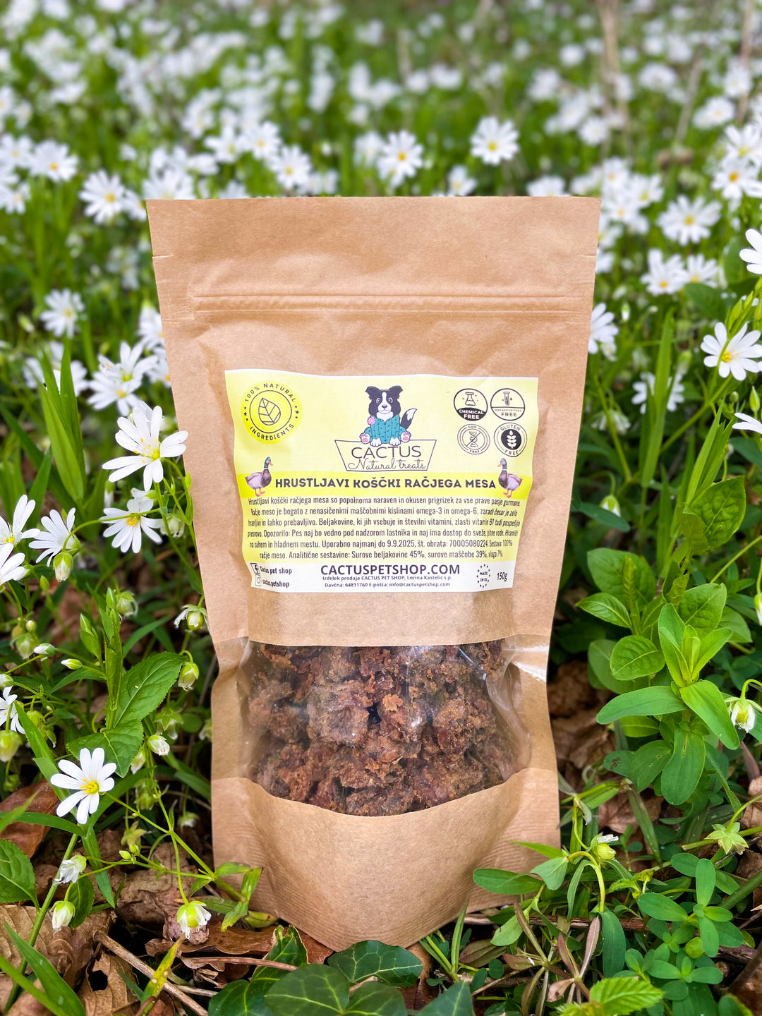 Hrustljavi koščki račjega mesa 150g
