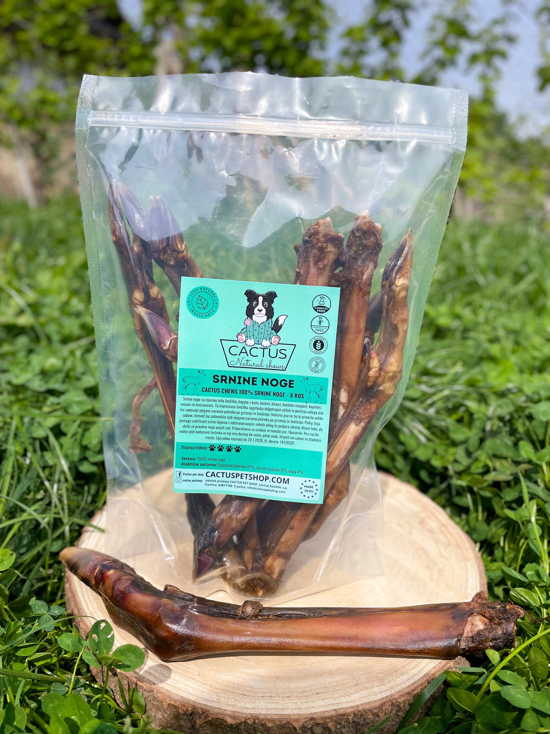 Deer legs without hair 8 pcs