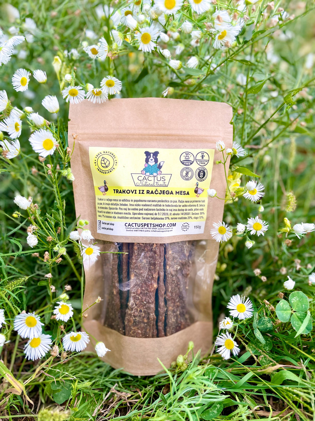 Trakovi iz račjega mesa 150g