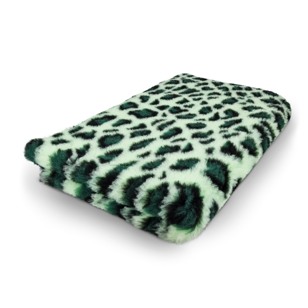 VetBed zelen vzorec leoparda