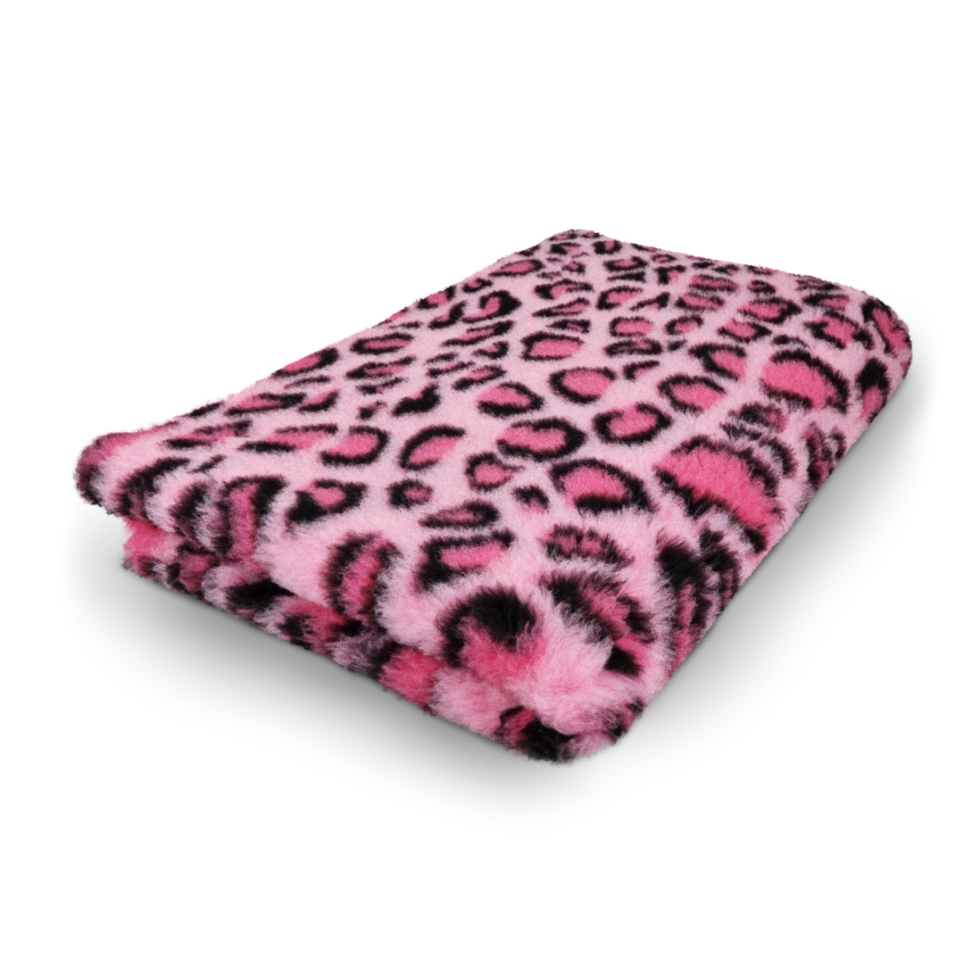 VetBed roza vzorec leoparda
