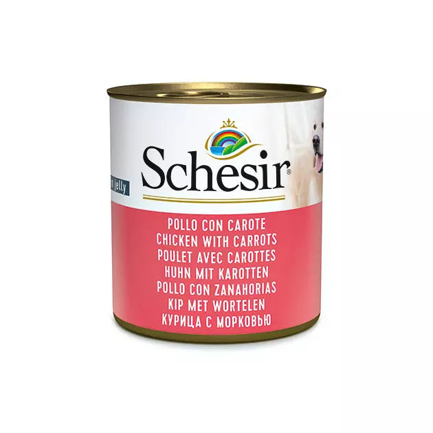 Schesir Dog PILETINA s MRKVOM 285g