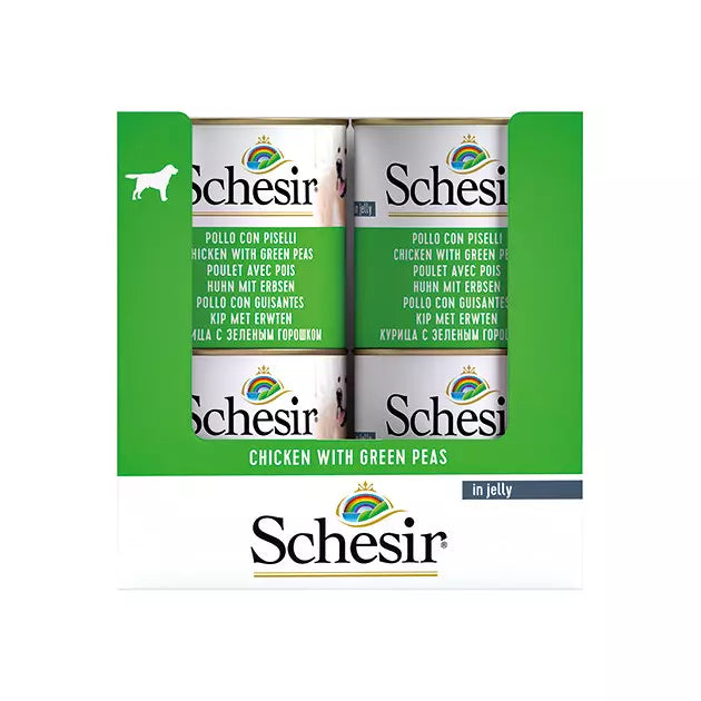 Schesir Dog PILETINA s GRAŠKOM 285g