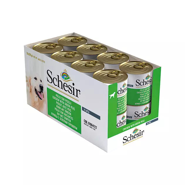 Schesir Dog PILETINA s GRAŠKOM 285g