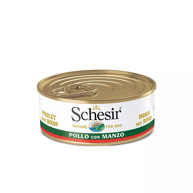 Schesir Dog PILETINA s GOVEDINOM 150g