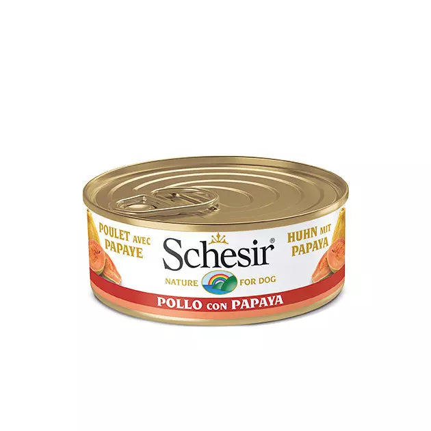 Schesir Dog Fruit PILETINA i PAPAJA 150g