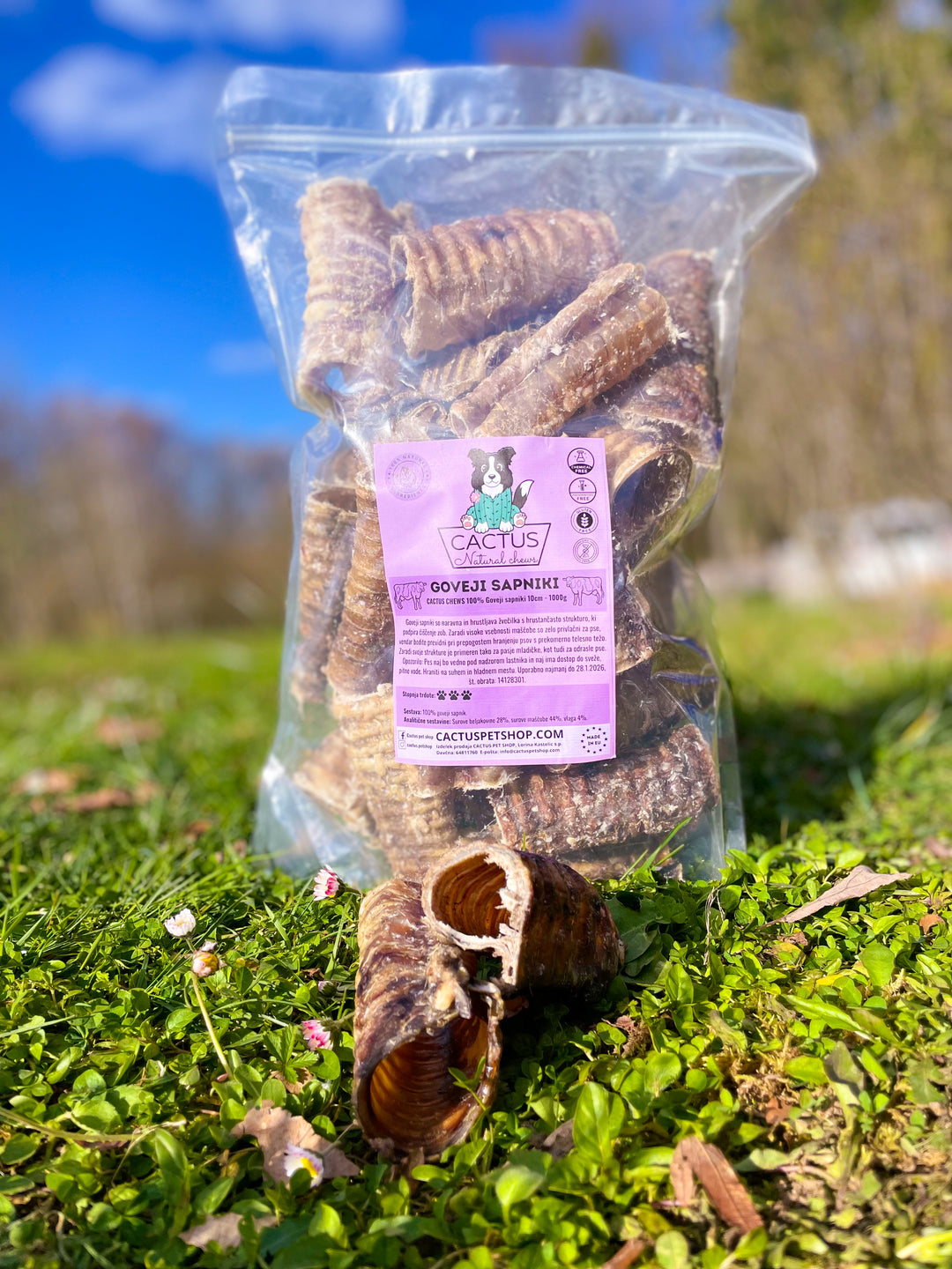 Goveđi sapnici 10cm, 500g ili 1000g