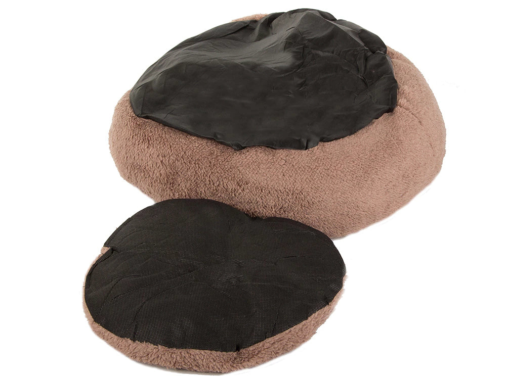 Brown bed with bow 35cm