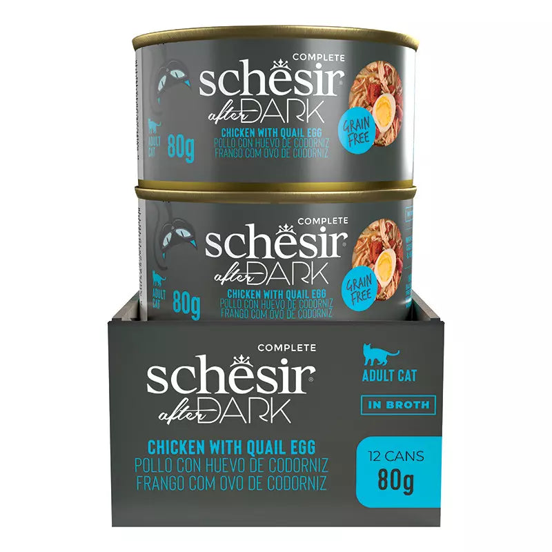 Schesir After Dark fileti u juhi PILEĆI s PREPELIČJIM JAJCEM 80g