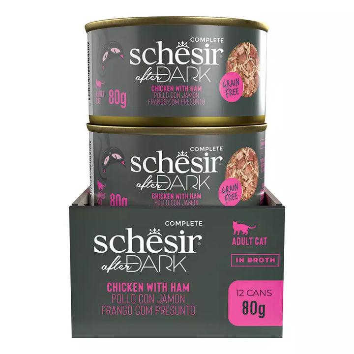Schesir After Dark fileti u juhi PILEĆE s ŠUNKOM 80g