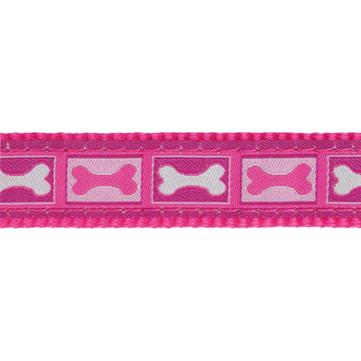 Povodac Red Dingo Višenamjenski Bone Yard Hot Pink