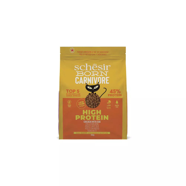 Schesir BORN CARNIVORE piletina s jajetom 255g