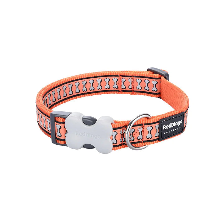 Collar Red Dingo Reflective Orange