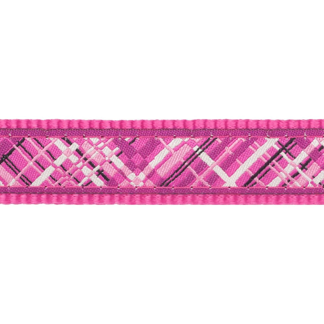 Ovratnica Red Dingo Flanno Pink polzatezna