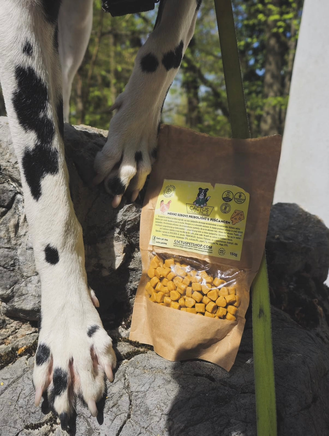 Mehki sirovi priboljški s piščancem 150g