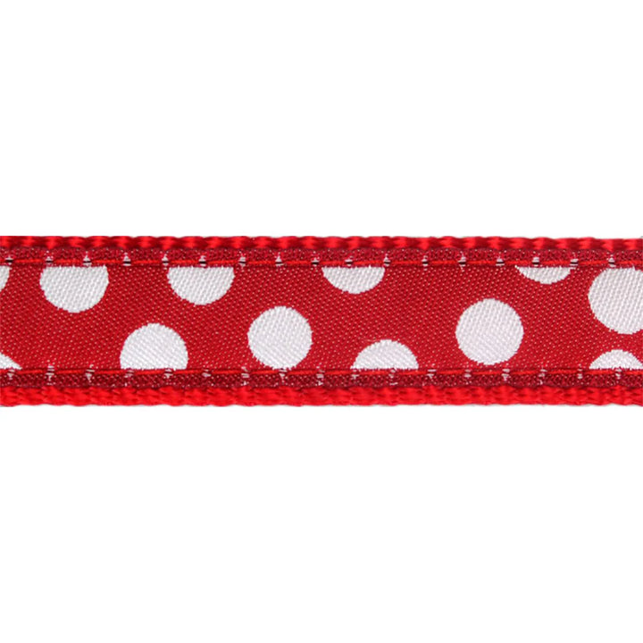 Povodec Red Dingo Višenamjenski mrlje na crvenom