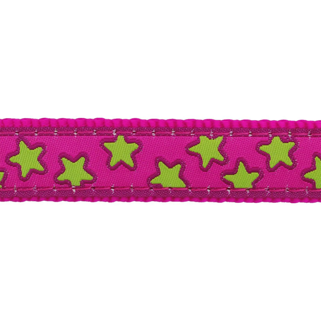 <tc>Povodac Red Dingo, podesive Stars on Hot Pink</tc>